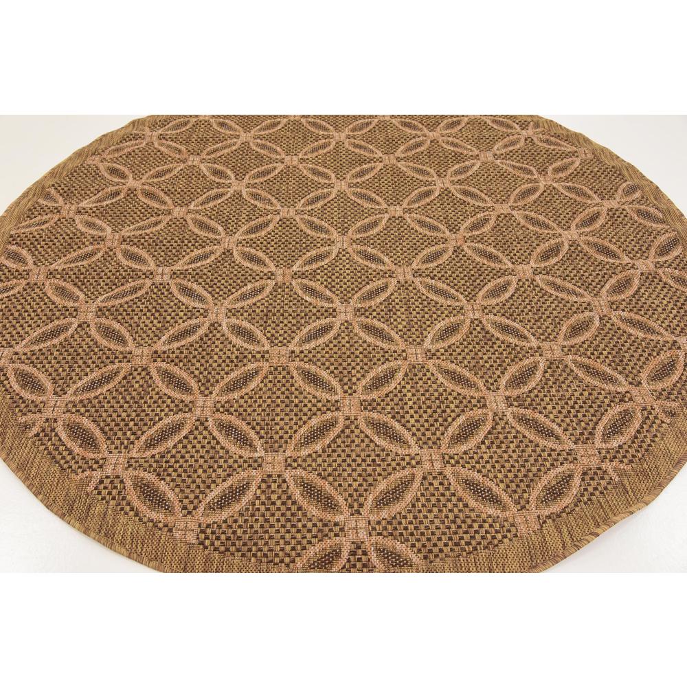 Outdoor Spiral Rug, Light Brown (6' 0 x 6' 0). Picture 4