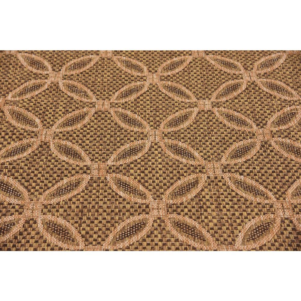 Outdoor Spiral Rug, Light Brown (6' 0 x 6' 0). Picture 5