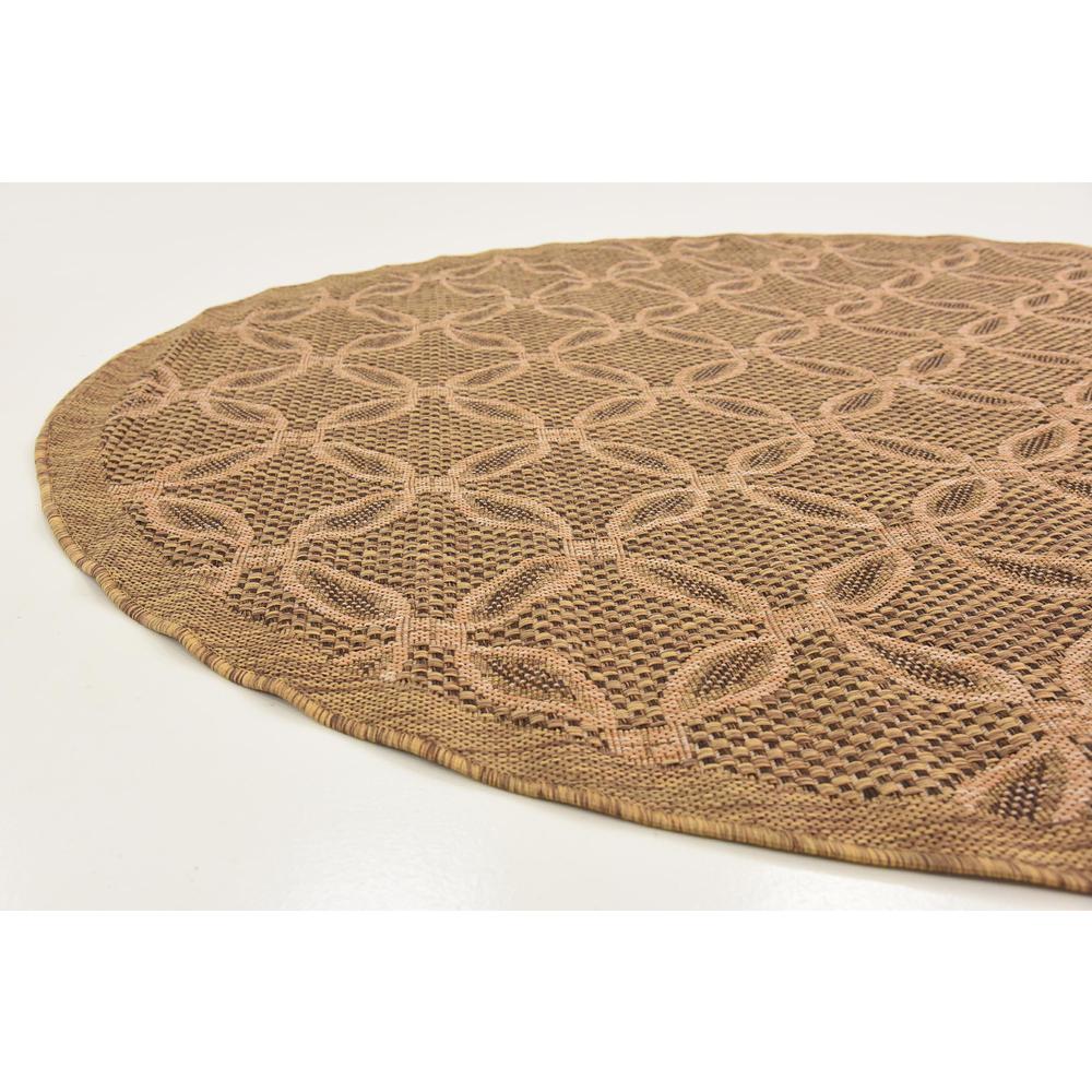 Outdoor Spiral Rug, Light Brown (6' 0 x 6' 0). Picture 6