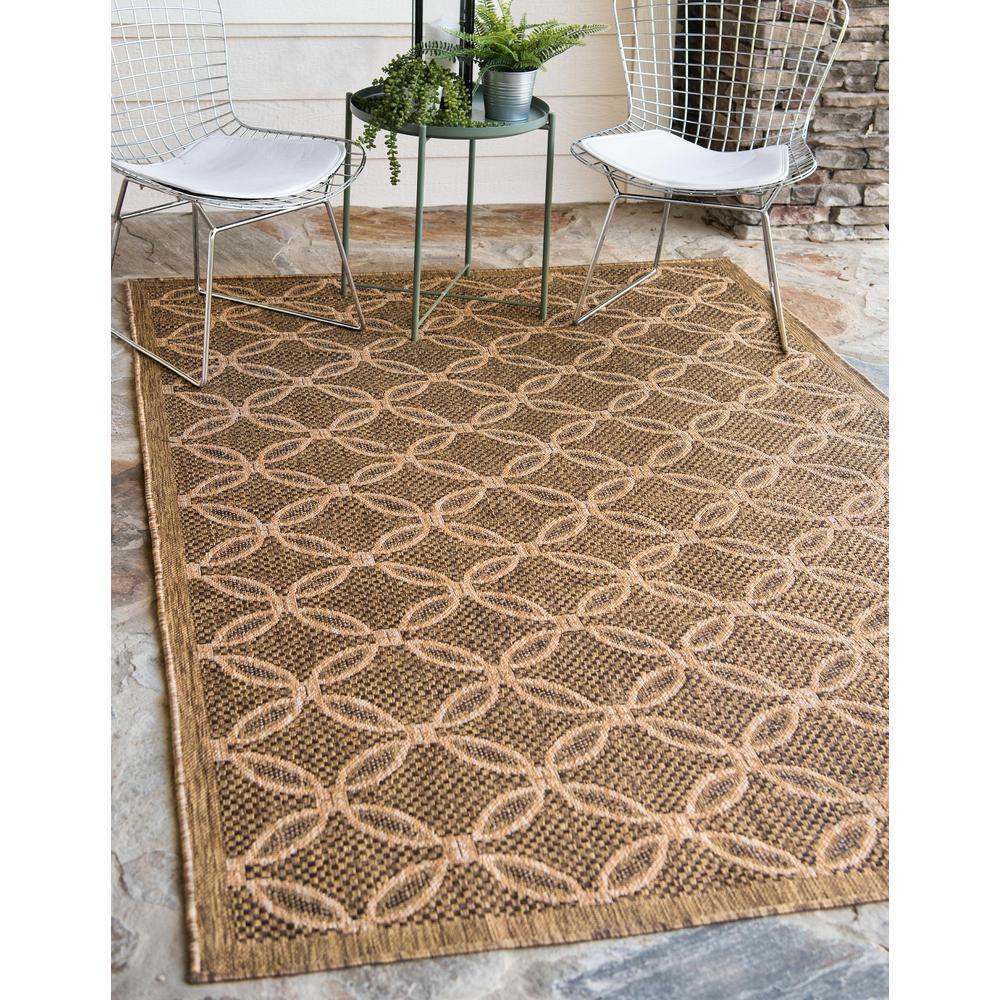 Outdoor Spiral Rug, Light Brown (7' 0 x 10' 0). Picture 2