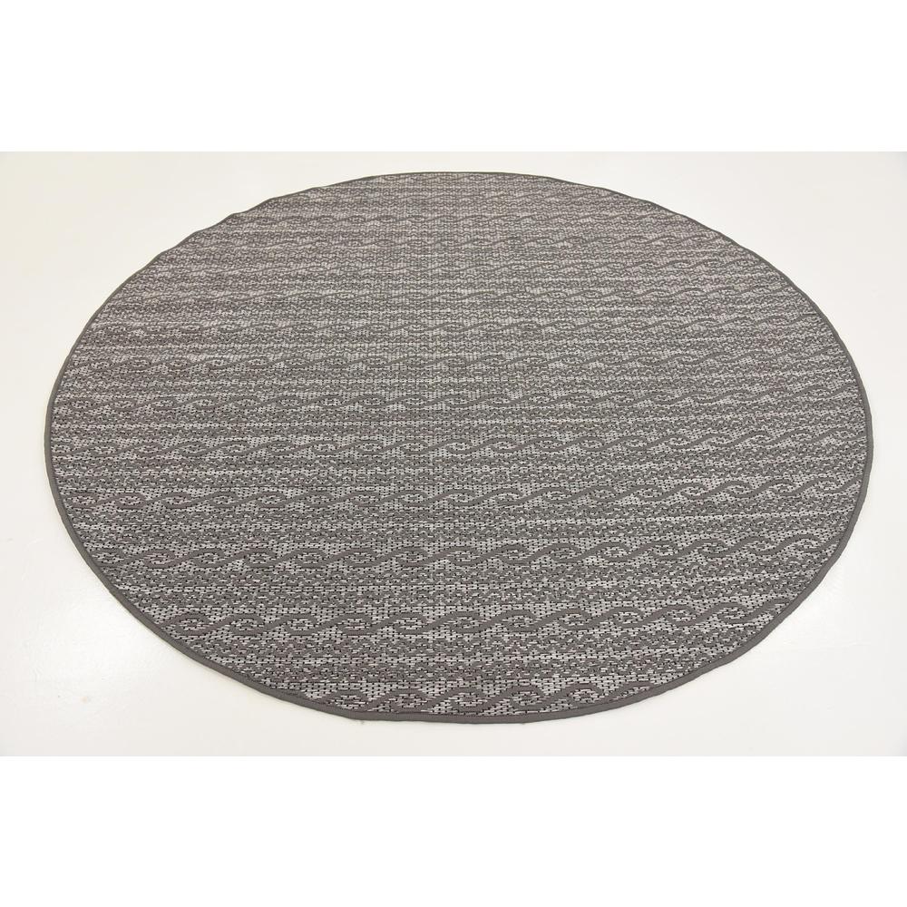 Outdoor Links Rug, Gray (6' 0 x 6' 0). Picture 3