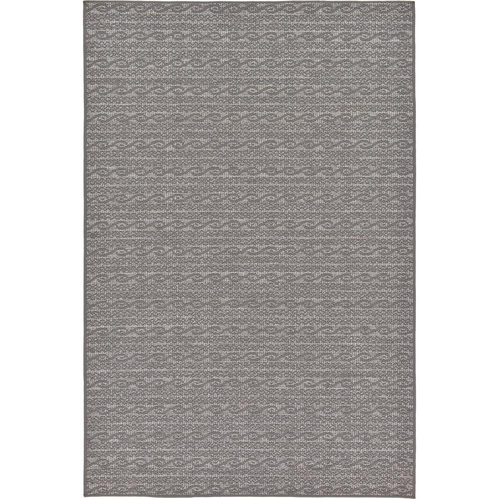 Outdoor Links Rug, Gray (5' 3 x 8' 0). Picture 1