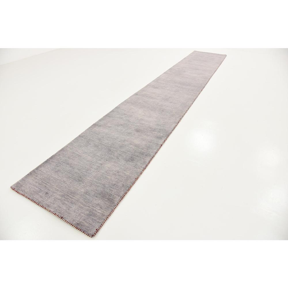 Solid Gava Rug, Gray (2' 7 x 16' 5). Picture 3