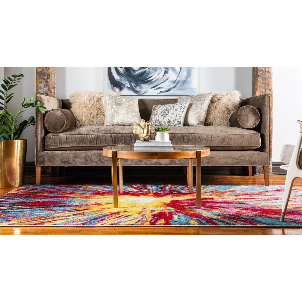 Ruby Lyon Rug, Multi (5' 0 x 8' 0). Picture 4