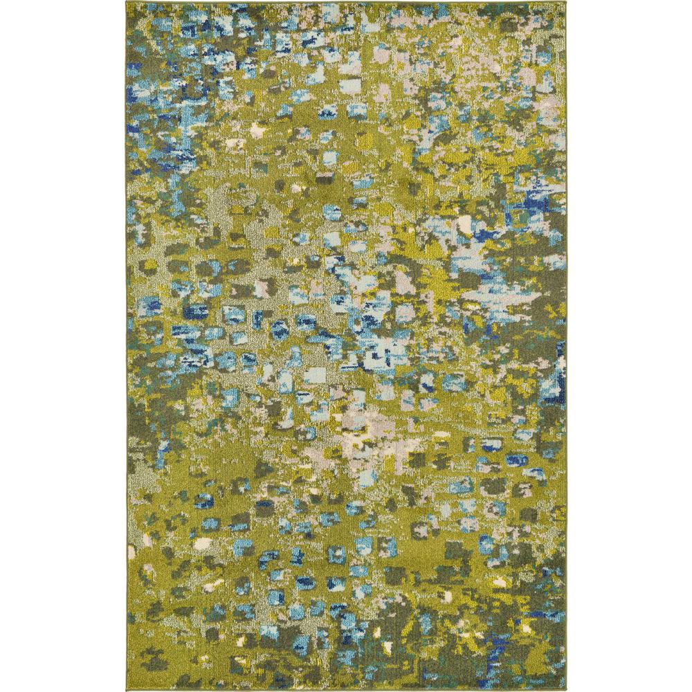 Ivy Jardin Rug, Green (5' 0 x 8' 0). Picture 1