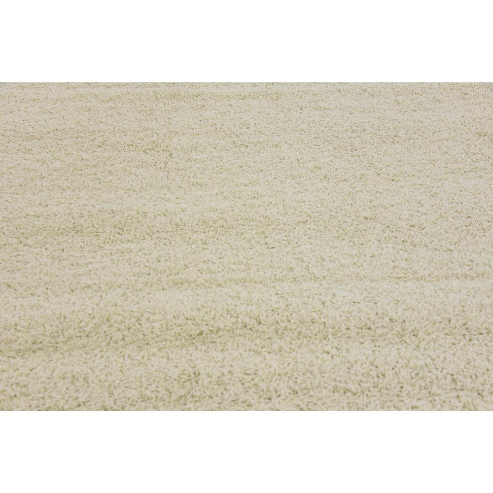 Solid Shag Rug, Ivory (8' 2 x 8' 2). Picture 5