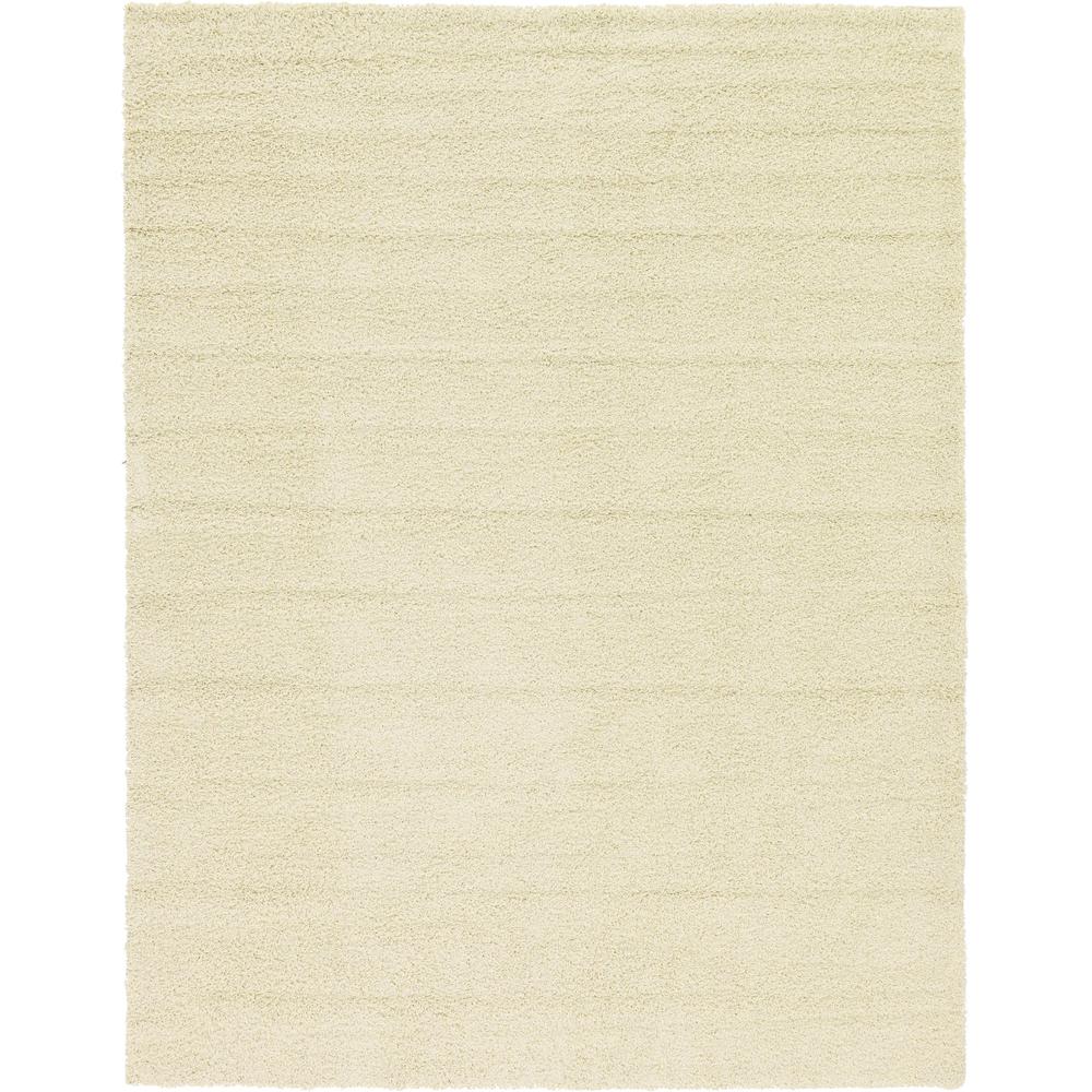 Solid Shag Rug, Ivory (10' 0 x 13' 0). Picture 1