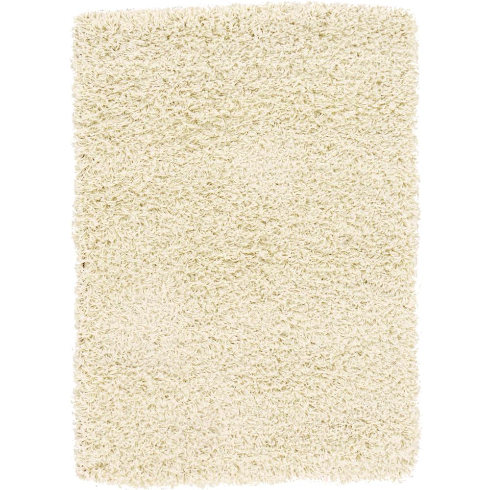 Solid Shag Rug, Ivory (2' 2 x 3' 0). Picture 1