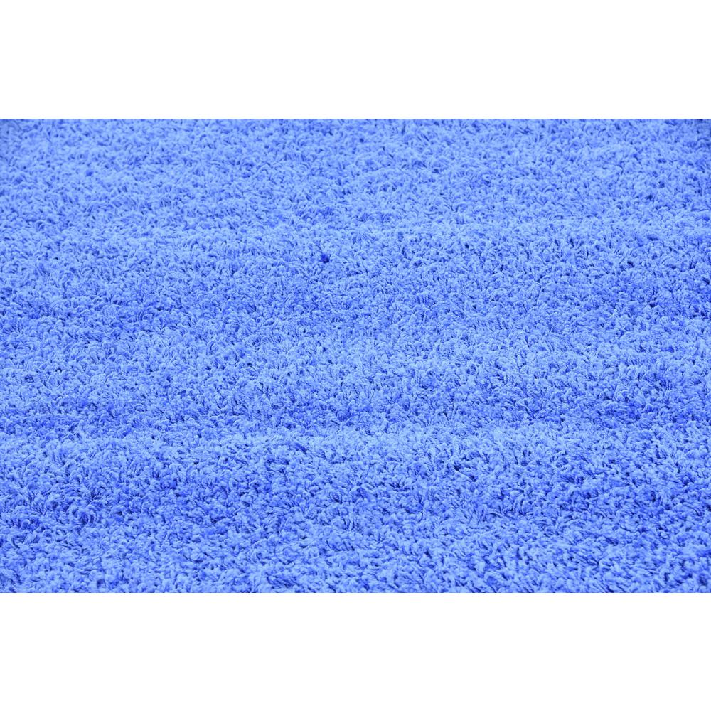 Solid Shag Rug, Periwinkle Blue (8' 2 x 8' 2). Picture 5