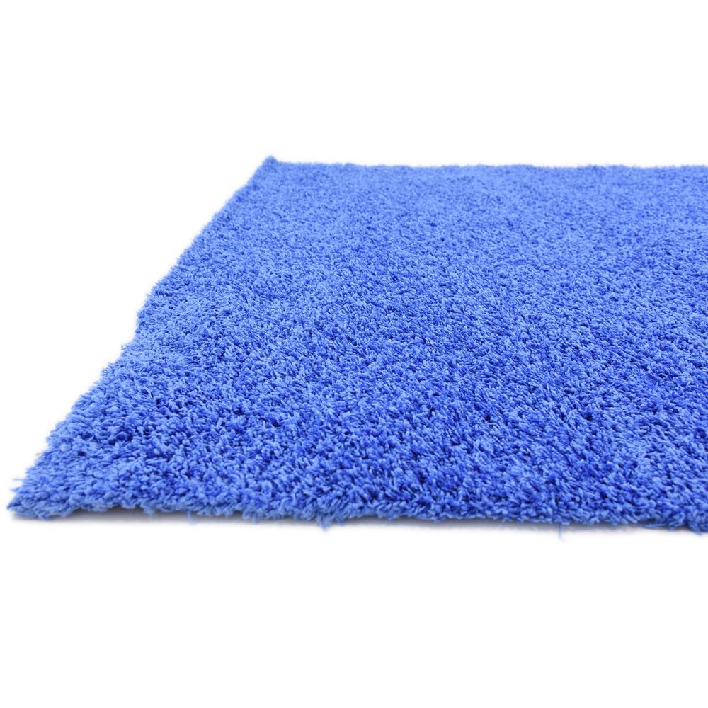 Solid Shag Rug, Periwinkle Blue (8' 2 x 8' 2). Picture 6