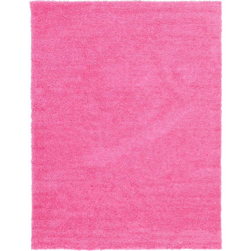 Solid Shag Rug, Bubblegum Pink (9' 0 x 12' 0). Picture 1