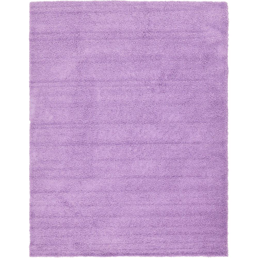 Solid Shag Rug, Lilac (10' 0 x 13' 0). Picture 1