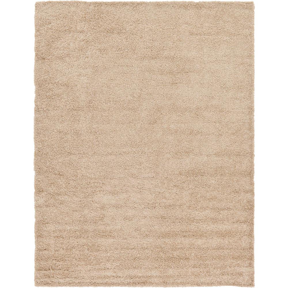 Solid Shag Rug, Taupe (10' 0 x 13' 0). Picture 1