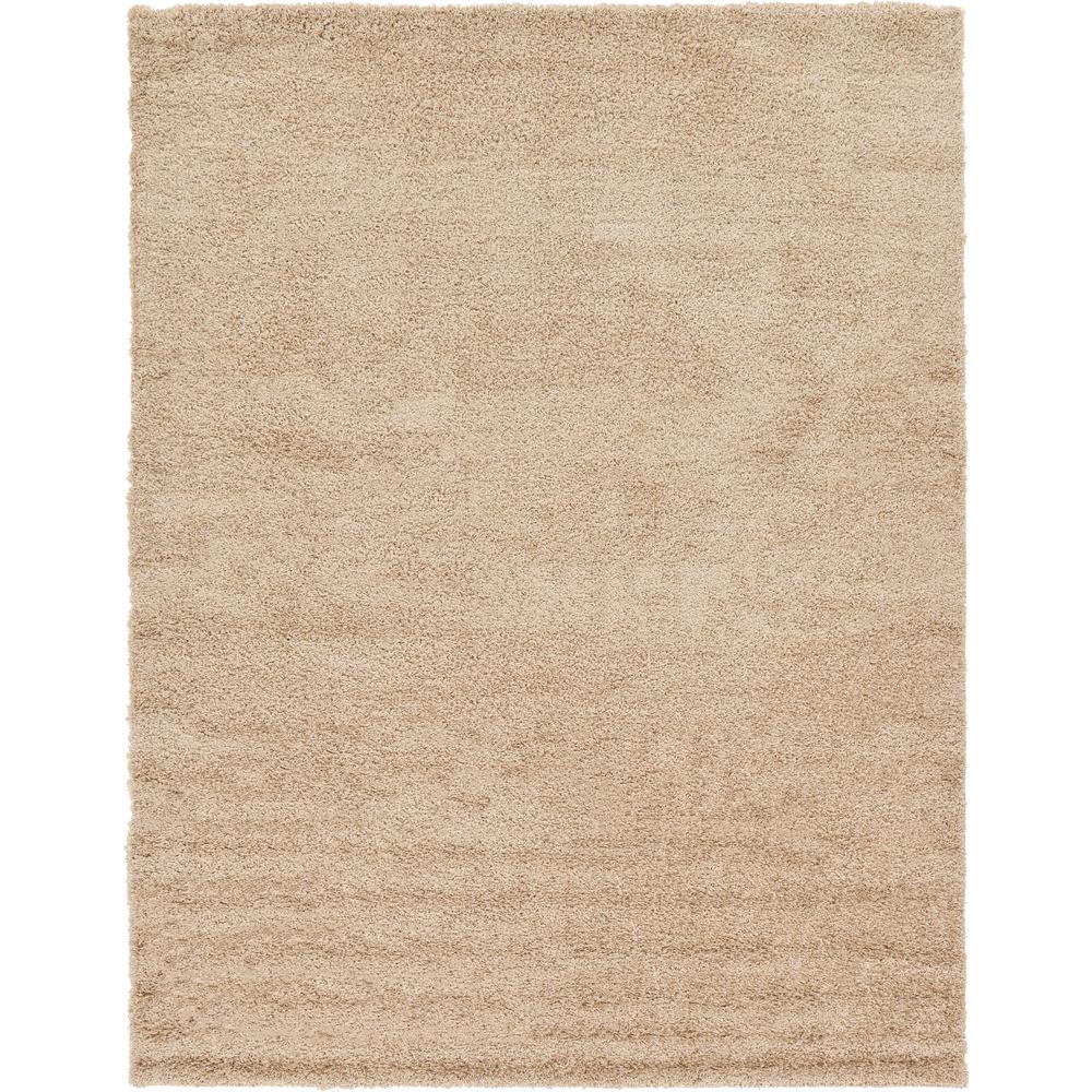 Solid Shag Rug, Taupe (9' 0 x 12' 0). Picture 1