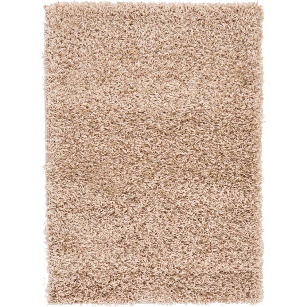 Solid Shag Rug, Taupe (2' 0 x 3' 0). Picture 1