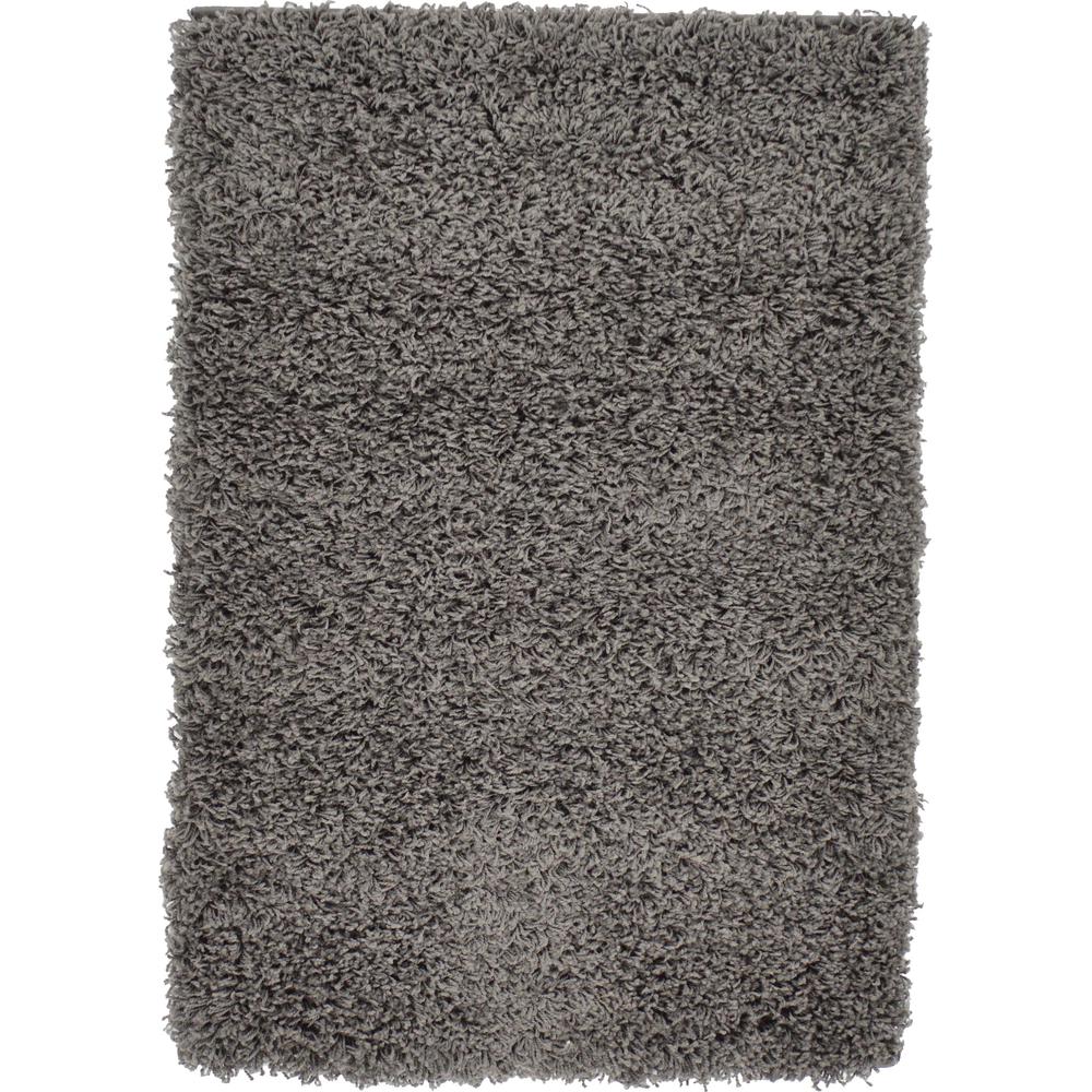 Solid Shag Rug, Graphite Gray (2' 0 x 3' 0). The main picture.