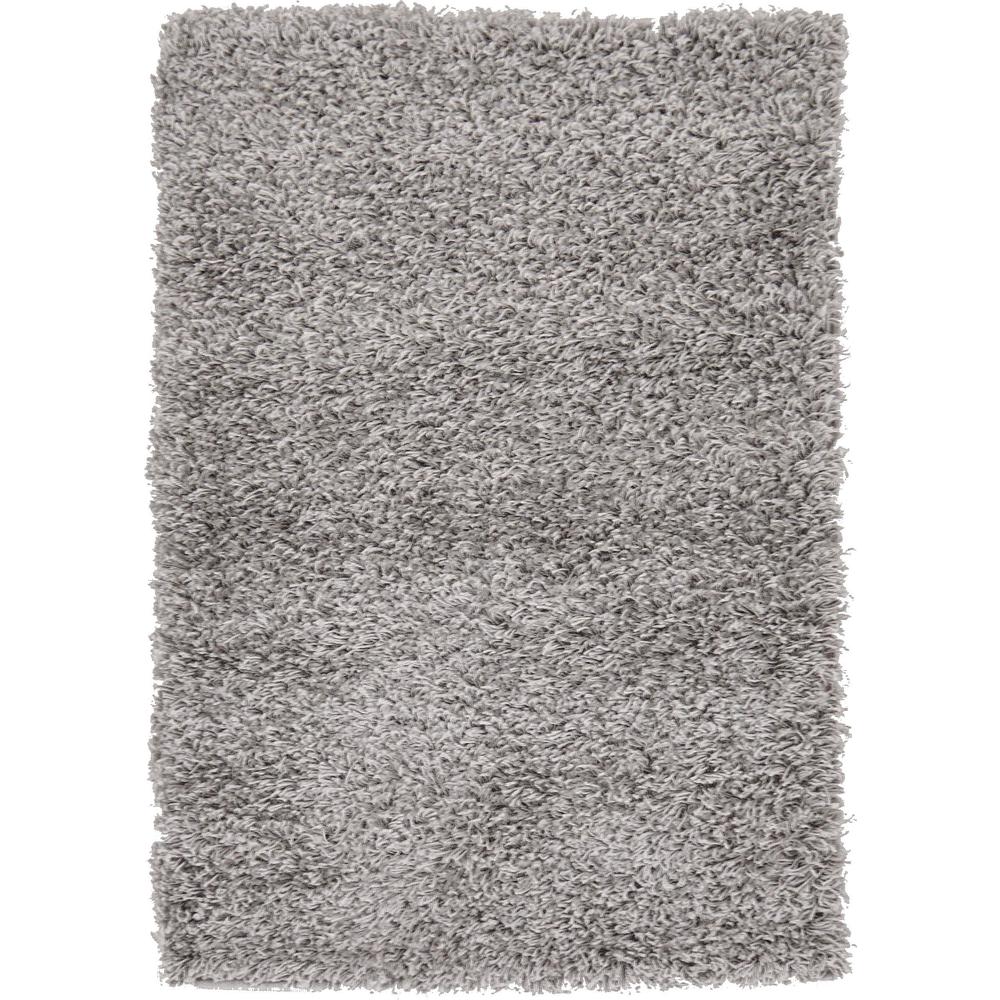 Solid Shag Rug, Cloud Gray (2' 2 x 3' 0). Picture 1