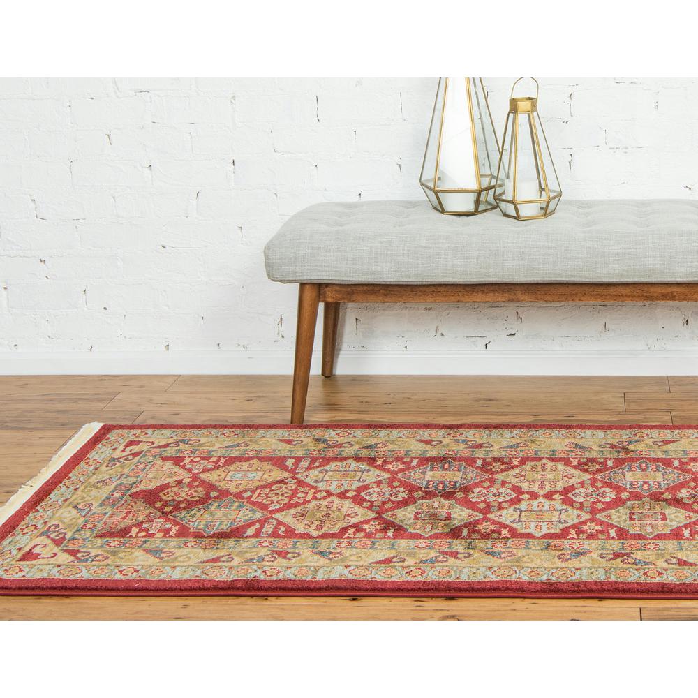 Xerxes Sahand Rug, Red (2' 0 x 6' 0). Picture 4