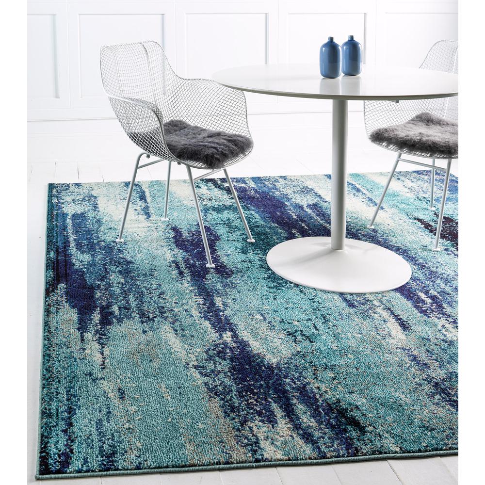 Lilly Jardin Rug, Blue (8' 0 x 8' 0). Picture 2