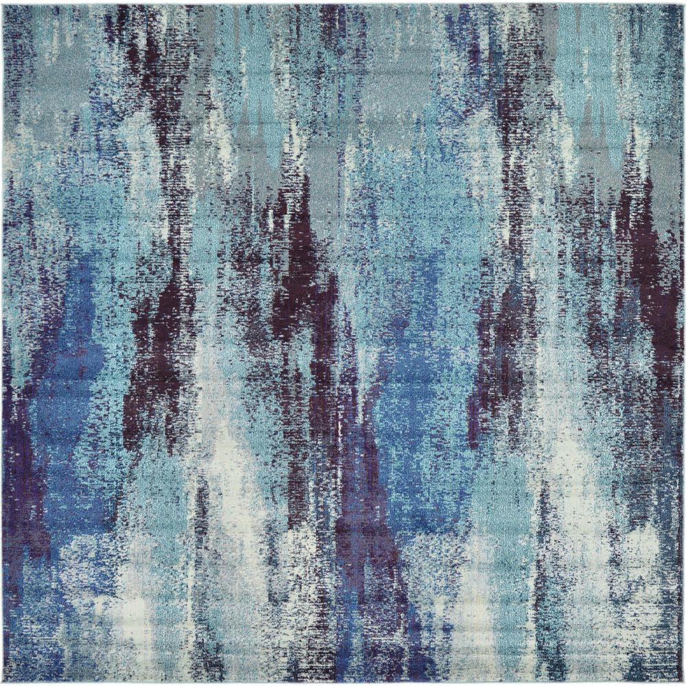 Lilly Jardin Rug, Blue (8' 0 x 8' 0). The main picture.