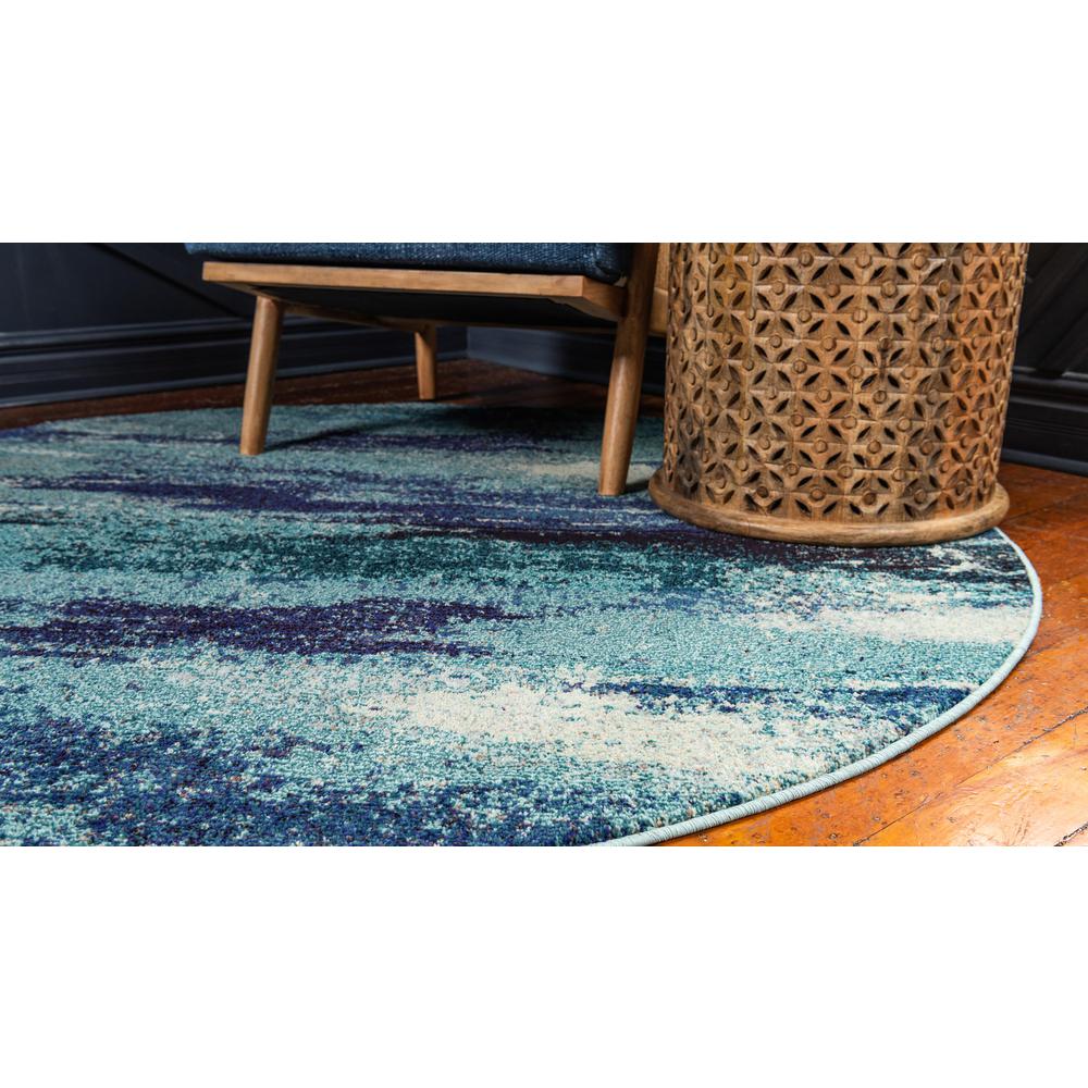 Lilly Jardin Rug, Blue (8' 0 x 8' 0). Picture 4
