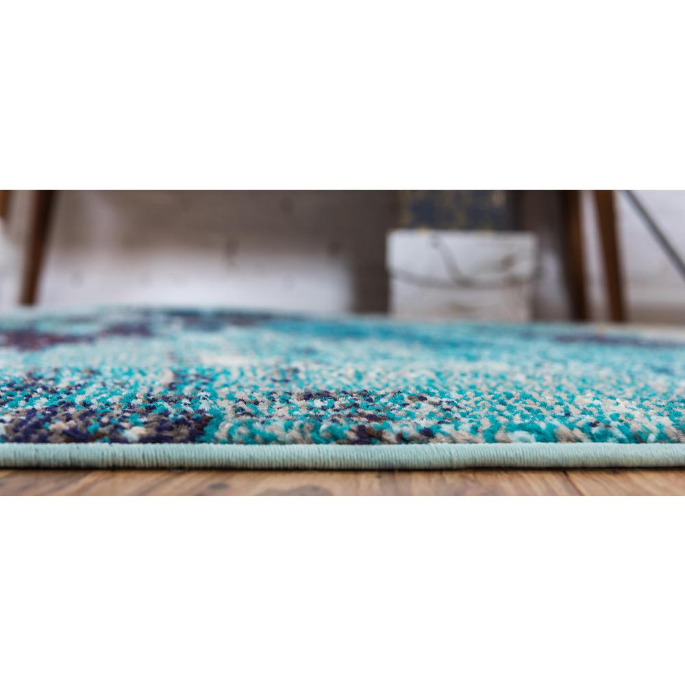 Lilly Jardin Rug, Blue (8' 0 x 8' 0). Picture 5