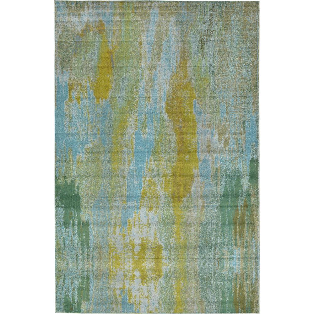 Lilly Jardin Rug, Turquoise (10' 6 x 16' 5). Picture 1