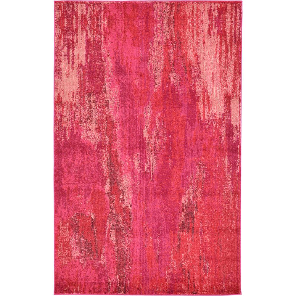 Lilly Jardin Rug, Pink (5' 0 x 8' 0). Picture 1