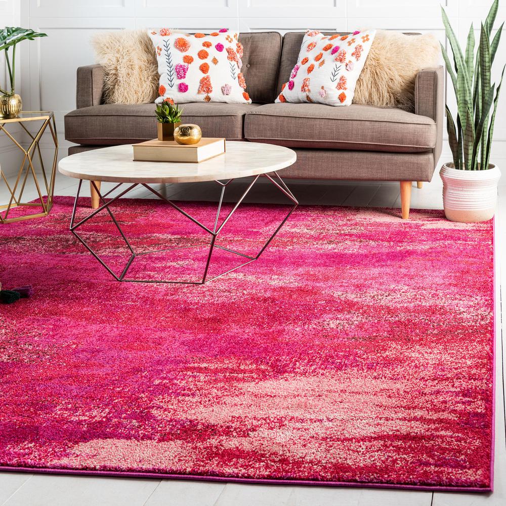 Lilly Jardin Rug, Pink (8' 0 x 8' 0). Picture 2