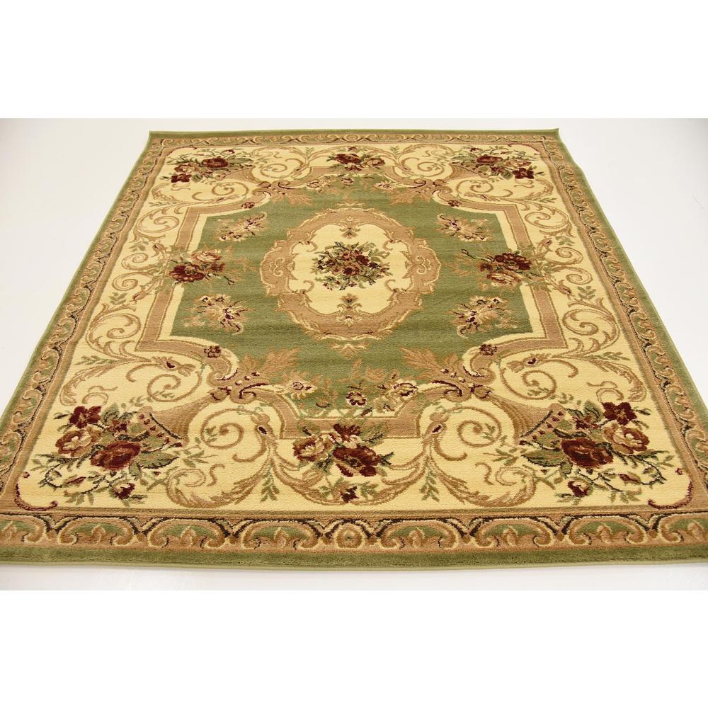 Henry Versailles Rug, Green (6' 0 x 6' 0). Picture 4