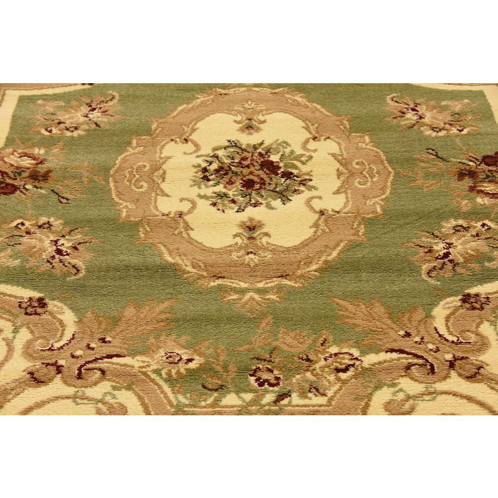 Henry Versailles Rug, Green (6' 0 x 6' 0). Picture 5