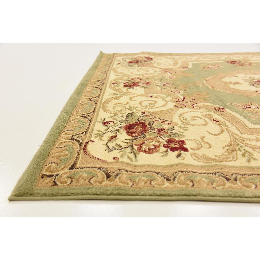 Henry Versailles Rug, Green (6' 0 x 6' 0). Picture 6