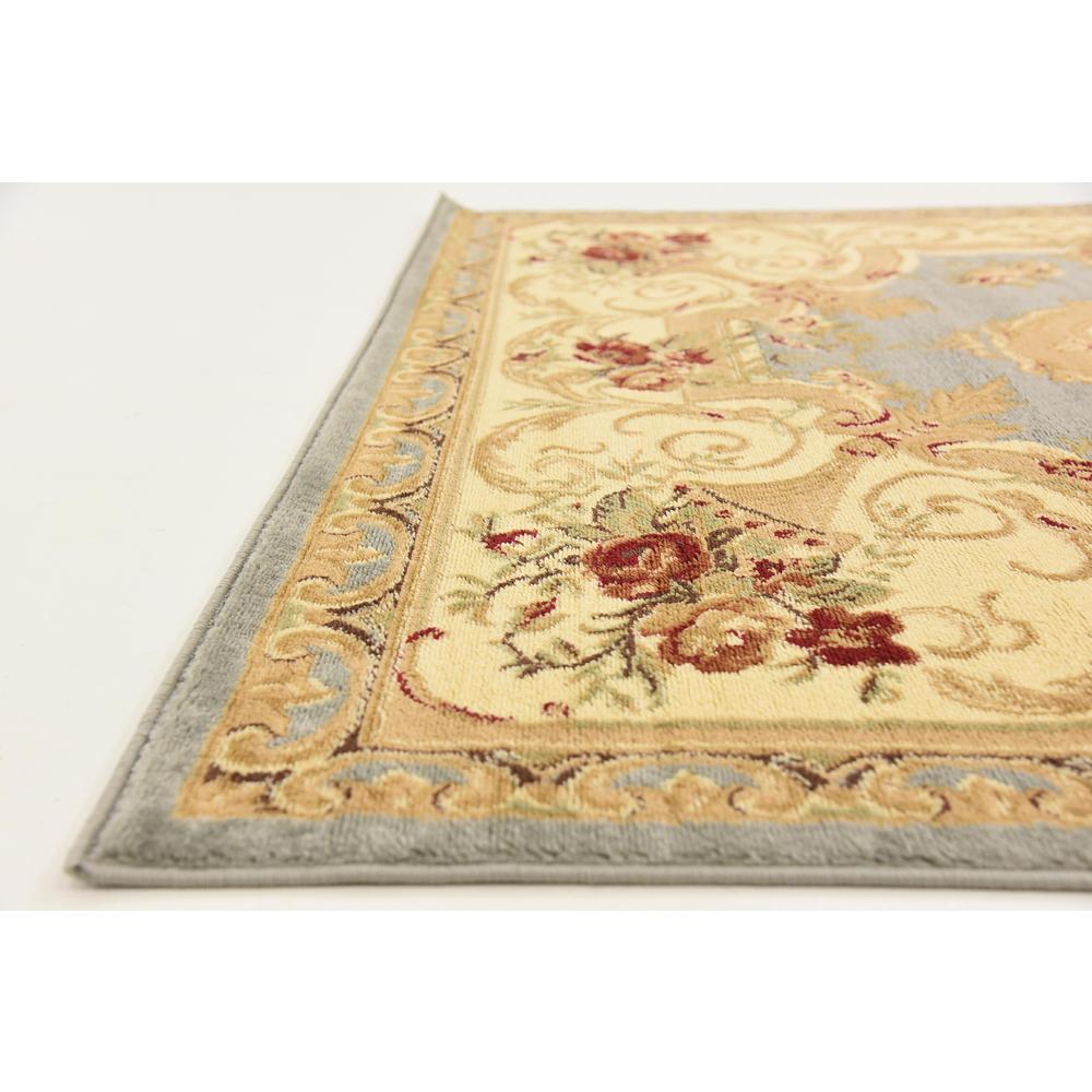 Henry Versailles Rug, Slate Blue (6' 0 x 6' 0). Picture 6