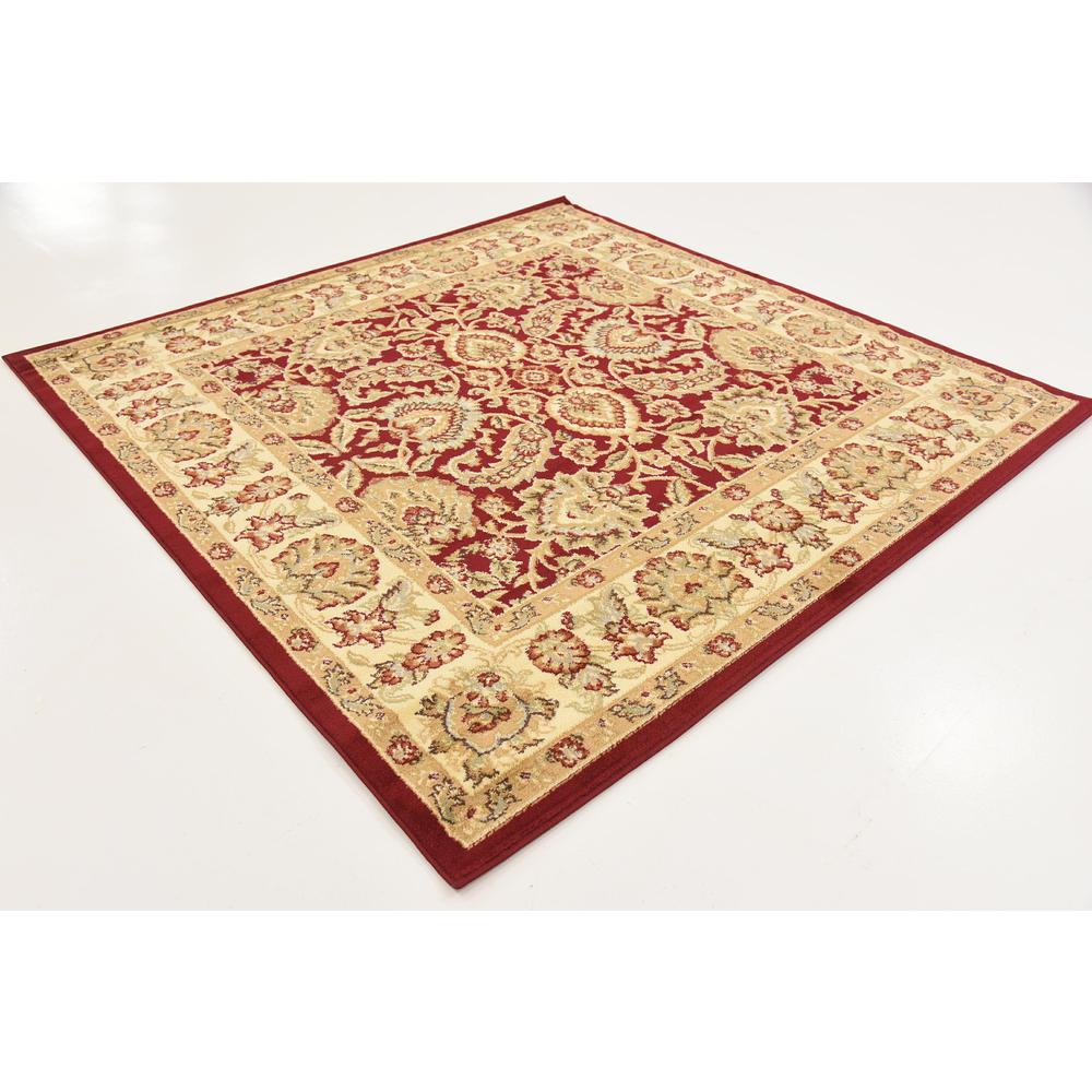 Asheville Voyage Rug, Red (6' 0 x 6' 0). Picture 3