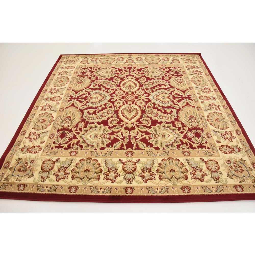 Asheville Voyage Rug, Red (6' 0 x 6' 0). Picture 4