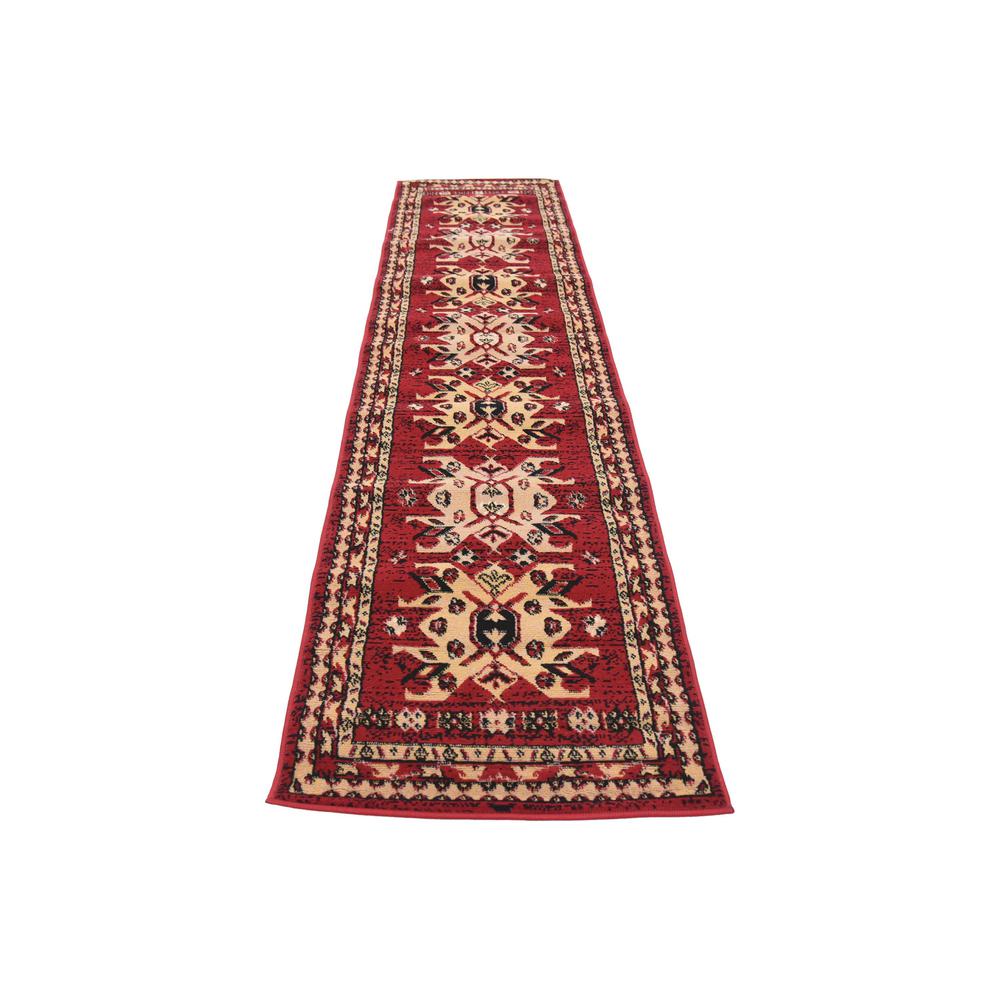 Taftan Oasis Rug, Red (2' 2 x 8' 2). Picture 4