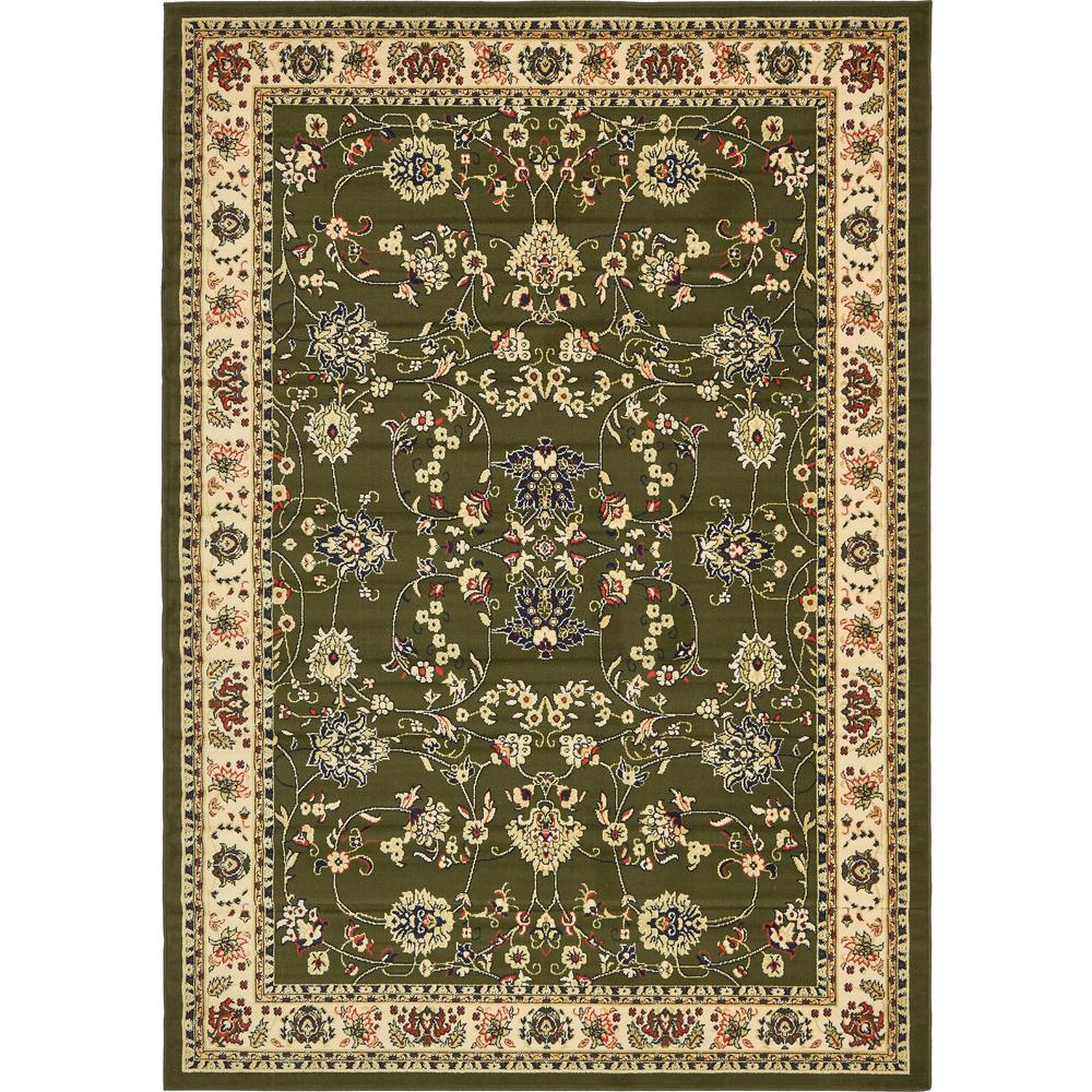 Washington Sialk Hill Rug, Olive (7' 0 x 10' 0). Picture 1