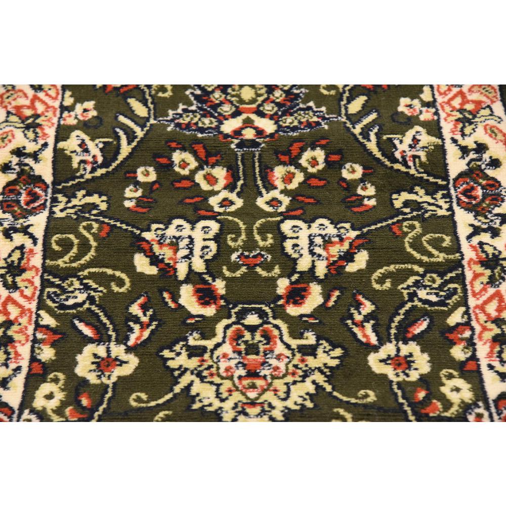 Washington Sialk Hill Rug, Olive (2' 2 x 8' 2). Picture 5