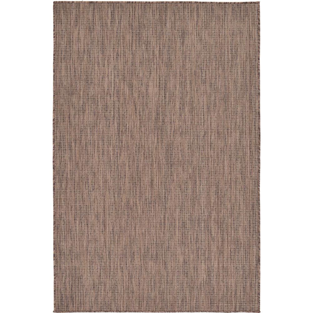 Outdoor Solid Rug, Light Brown (4' 0 x 6' 0). Picture 1