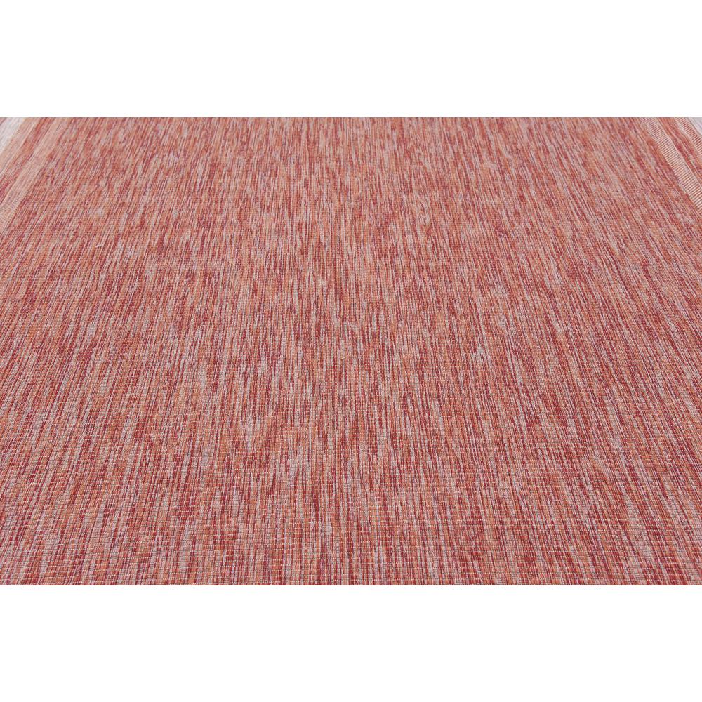 Outdoor Soft Border Rug, Rust Red (8' 0 x 11' 4). Picture 5