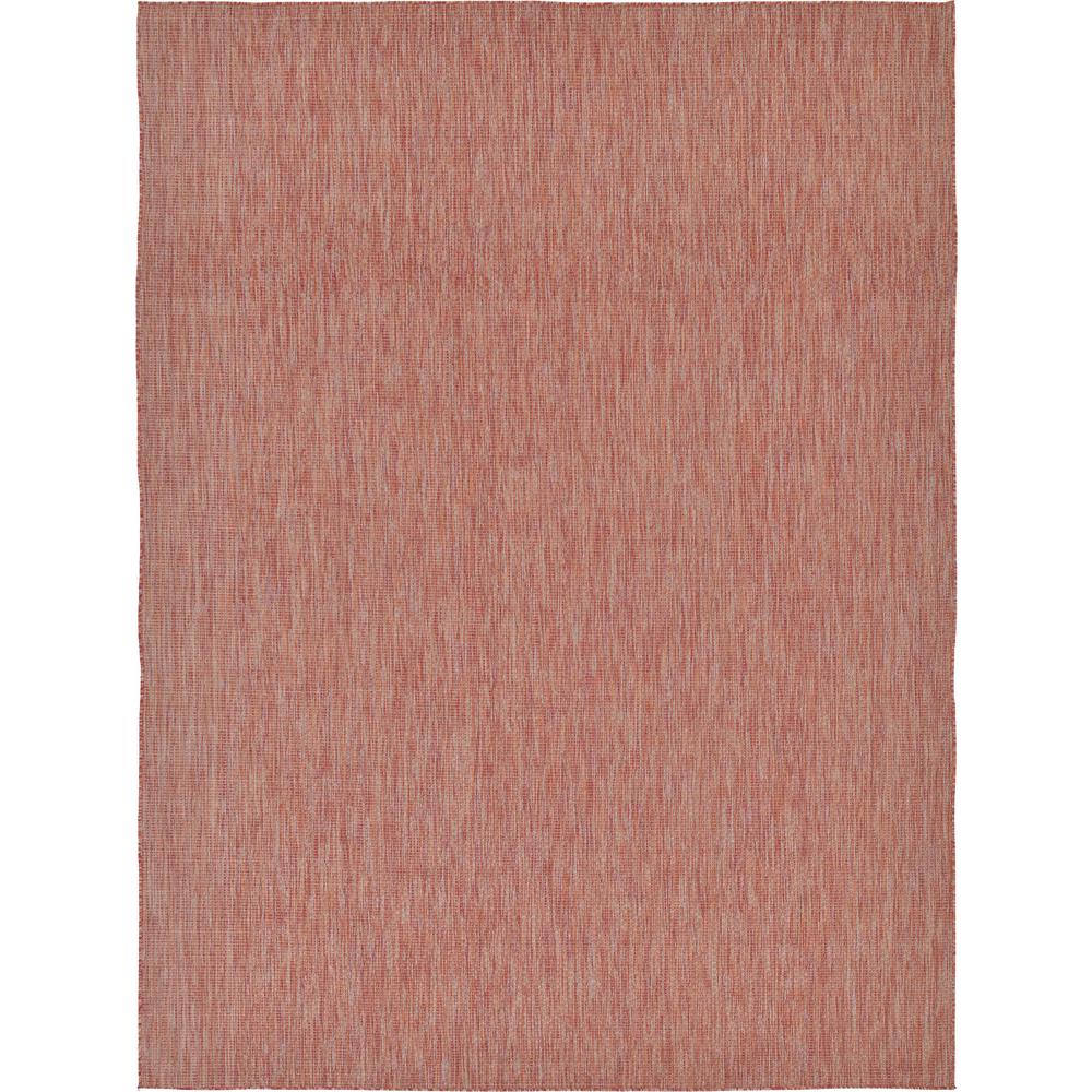 Outdoor Solid Rug, Rust Red (9' 0 x 12' 0). Picture 1