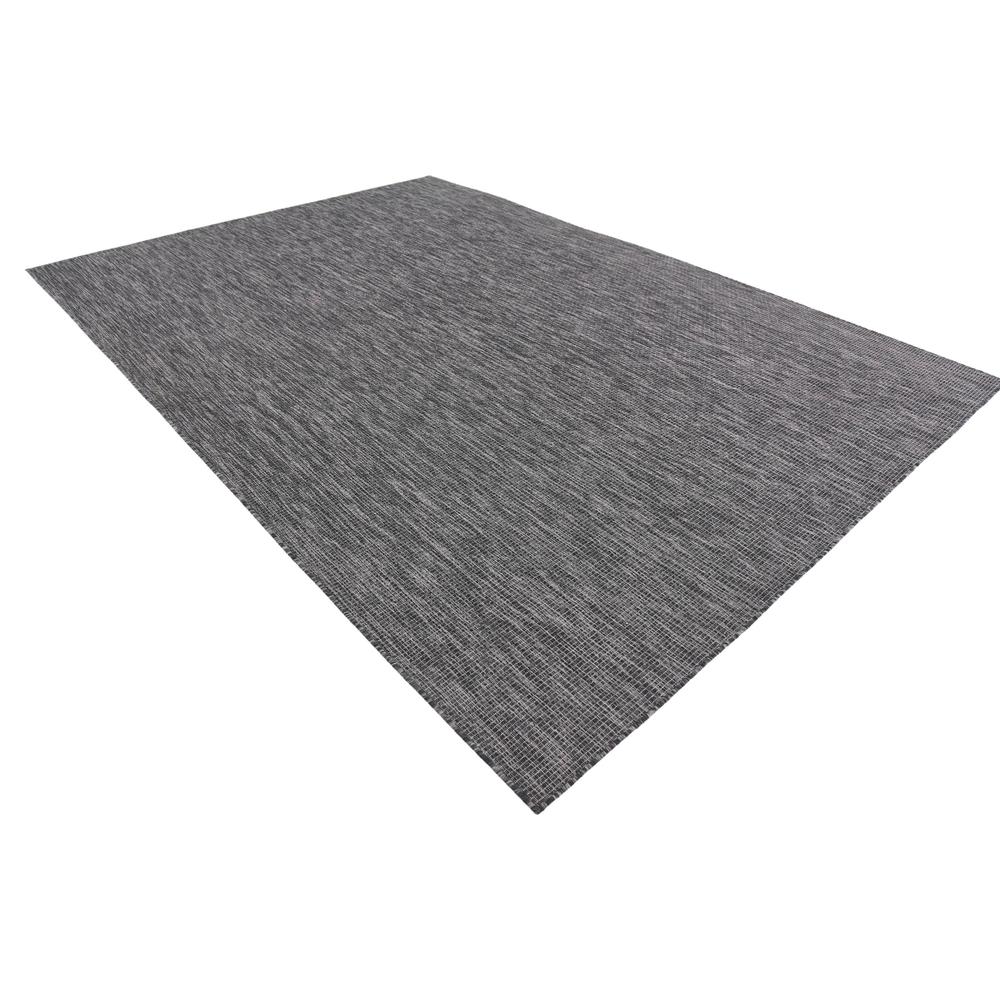 Outdoor Solid Rug, Black (8' 0 x 11' 4). Picture 4