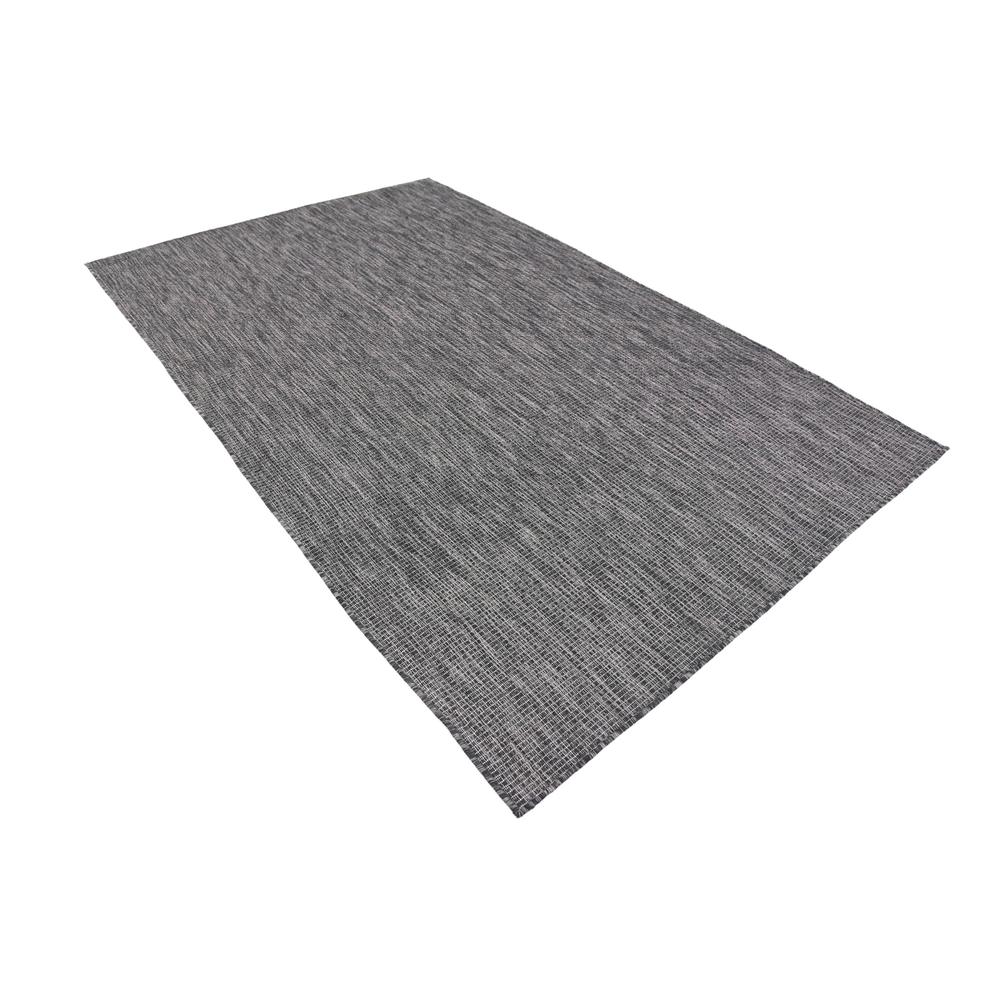 Outdoor Solid Rug, Black (5' 0 x 8' 0). Picture 4