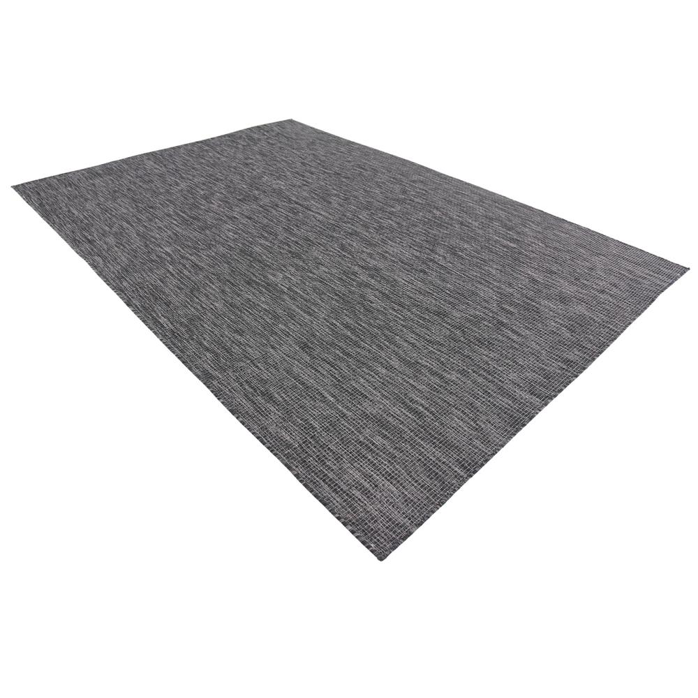 Outdoor Solid Rug, Black (7' 0 x 10' 0). Picture 4