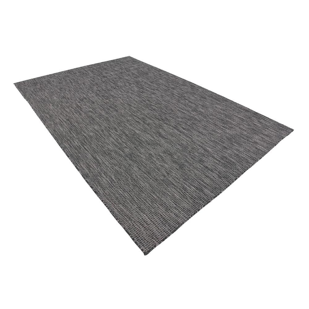 Outdoor Solid Rug, Black (6' 0 x 9' 0). Picture 4