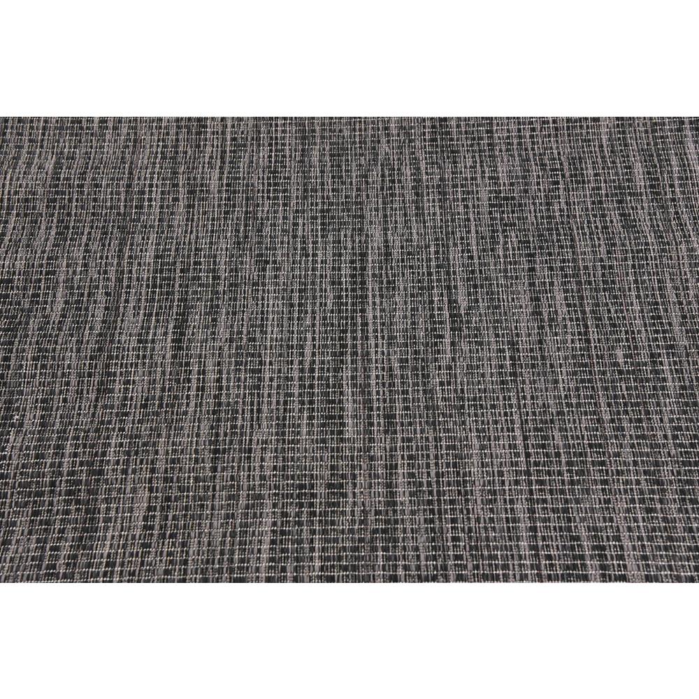 Outdoor Solid Rug, Black (4' 0 x 6' 0). Picture 5