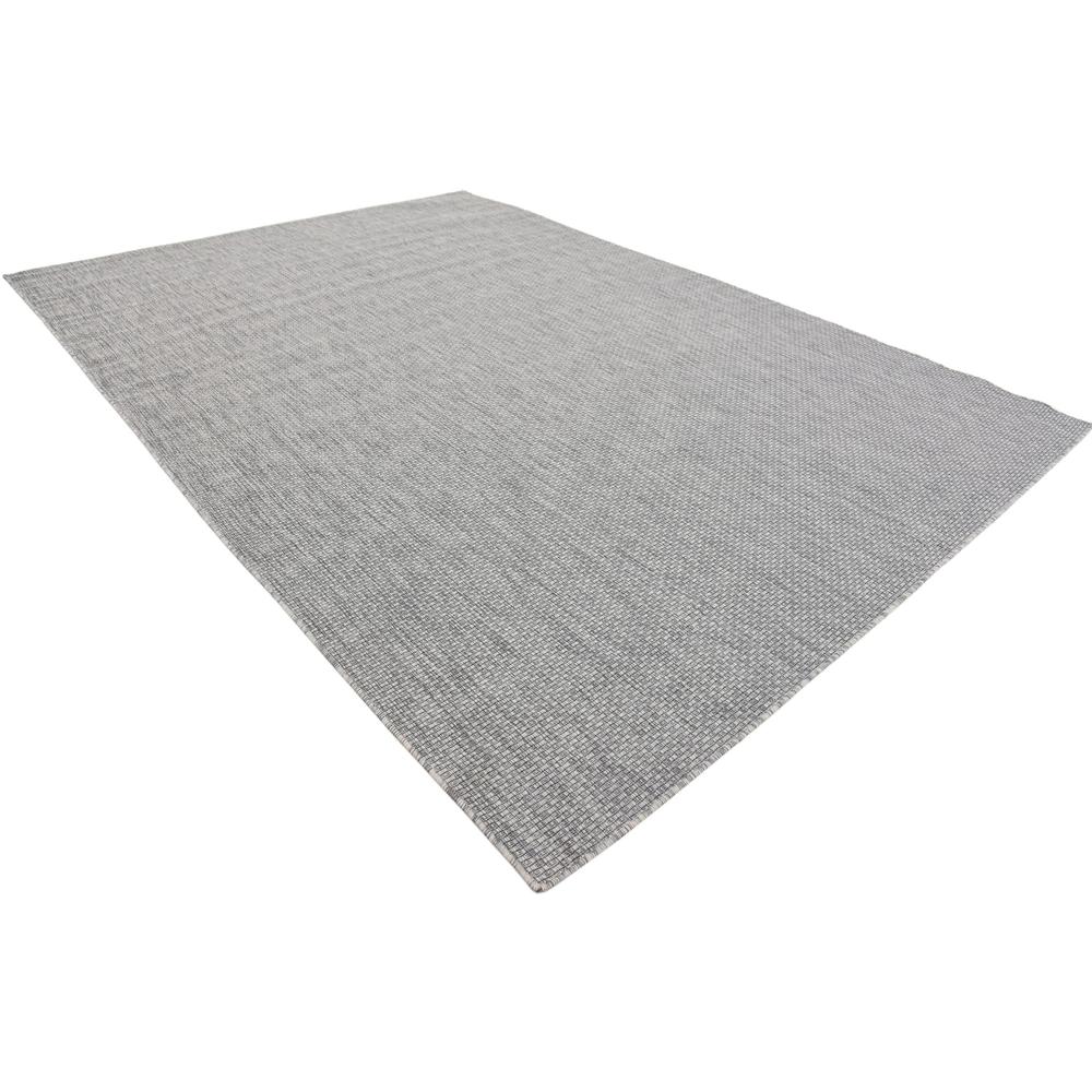 Outdoor Solid Rug, Light Gray (8' 0 x 11' 4). Picture 4