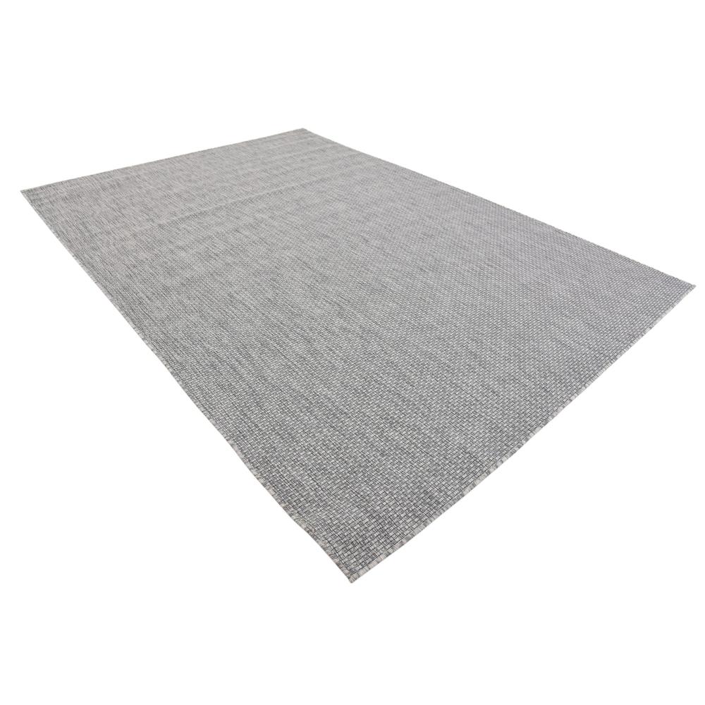Outdoor Solid Rug, Light Gray (7' 0 x 10' 0). Picture 4