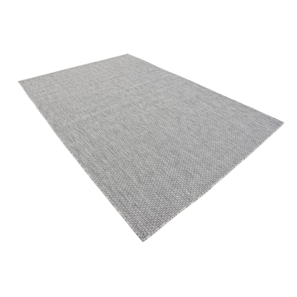 Outdoor Solid Rug, Light Gray (6' 0 x 9' 0). Picture 4