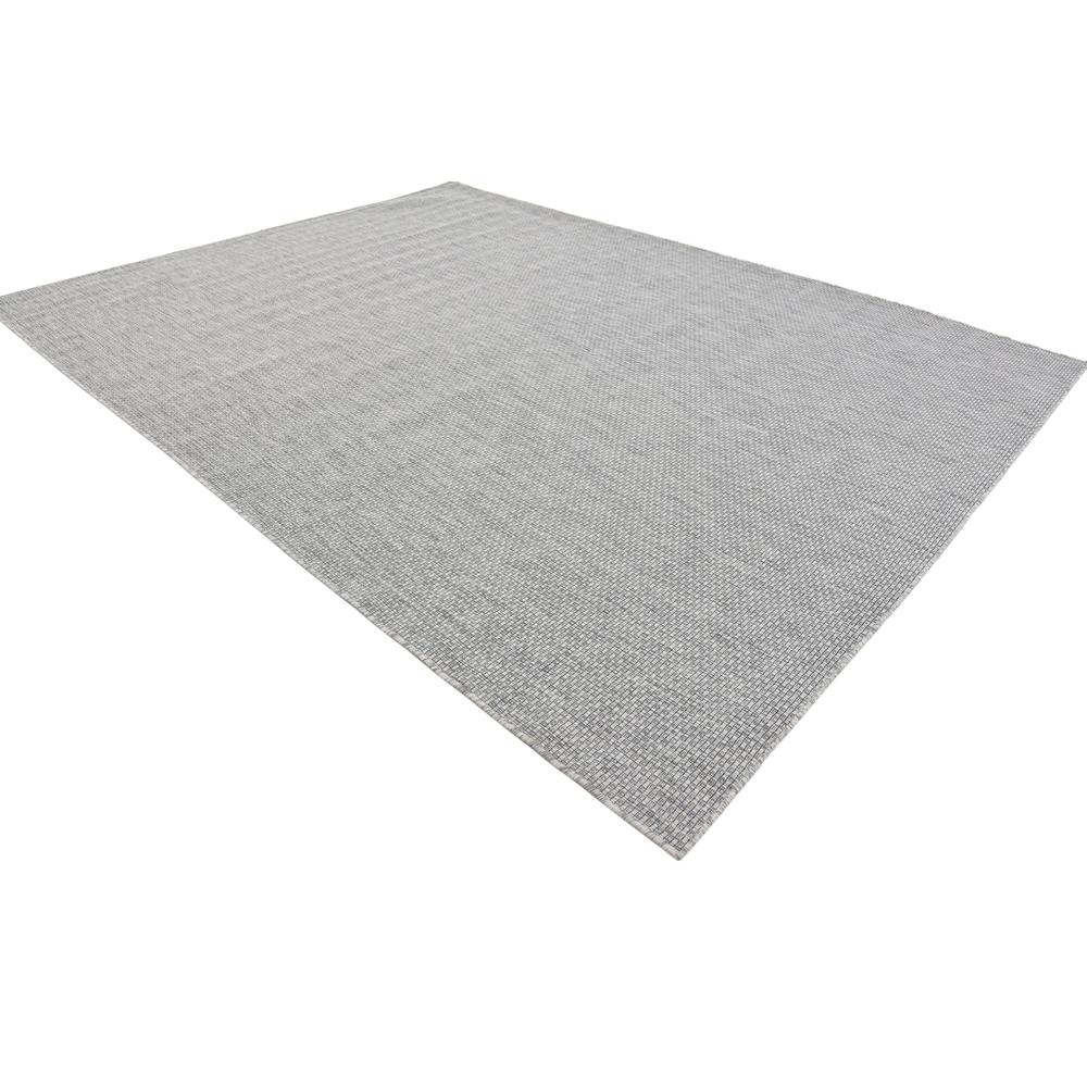 Outdoor Solid Rug, Light Gray (9' 0 x 12' 0). Picture 4